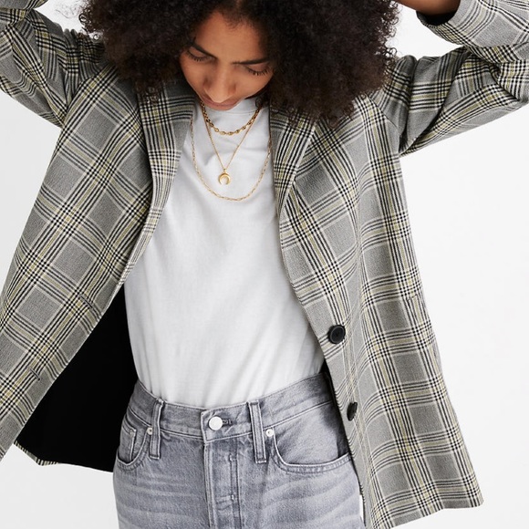 Madewell Dorset Blazer in Cosley Plaid - Picture 2 of 8